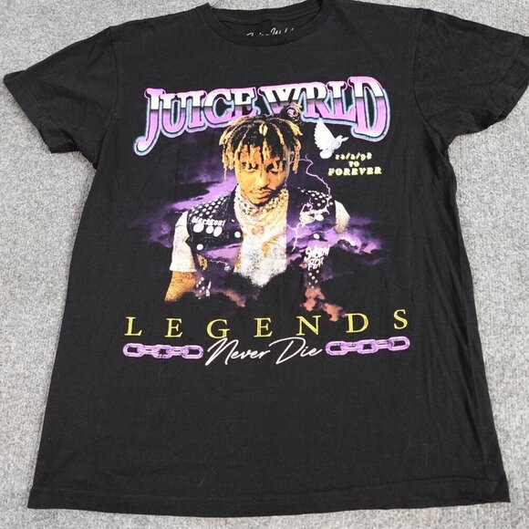 Juice Wrld Shirt Medium Black Legends Never Die - Picture 2 of 6